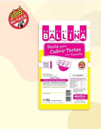 Pasta para cubrir Ballina x500gr