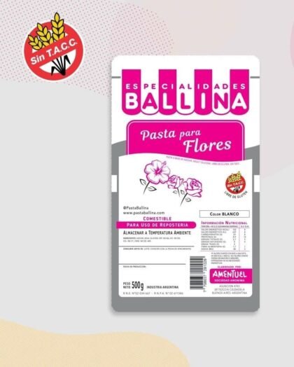 Pasta para flores ballina x500gr