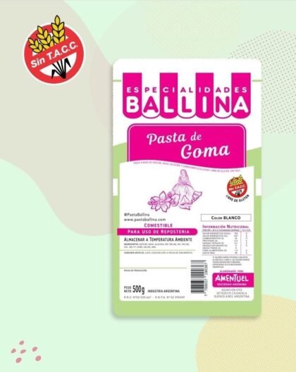 Pasta de goma ballina x500gr
