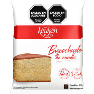 Premezcla bizcochuelo de vainilla Keuken x500gr