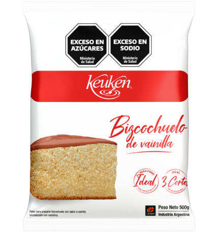 Premezcla bizcochuelo de vainilla Keuken x500gr