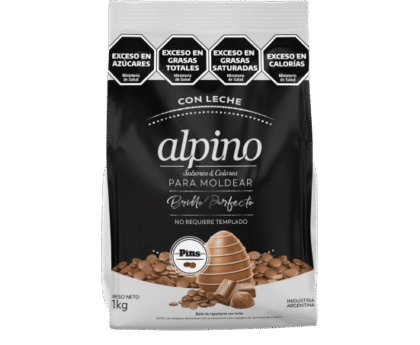 Chocolate Alpino Moldeo En Pins con Leche x1kg
