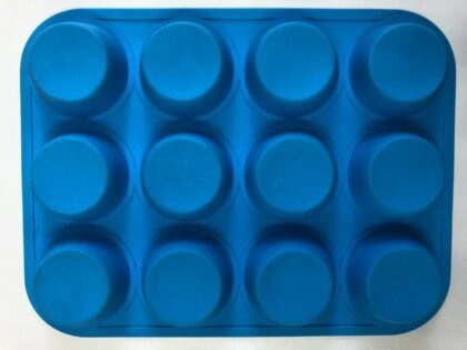 Molde de silicona cupcake x12