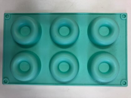 Molde silicona donas x6