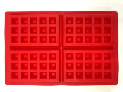 Molde silicona Waffles rectangular