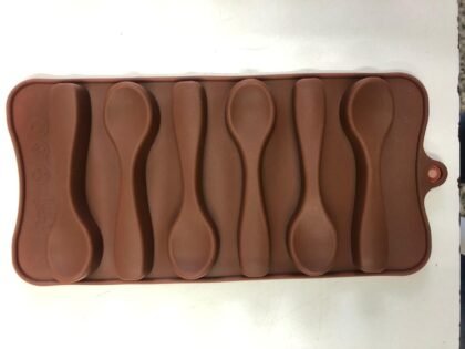Molde silicona para chocolate de cucharas bombon