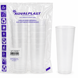 Vaso trago largo cristal x10