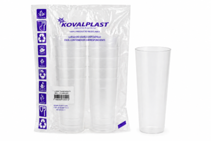 Vaso trago largo cristal x10