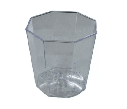 Vaso octogonal 200cc x10