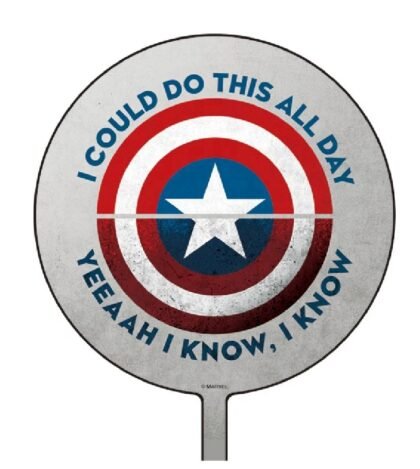Globo Escudo capitan america 18" / 40cm x1