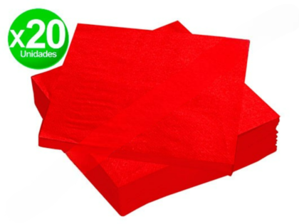Servilleta color lisa x20
