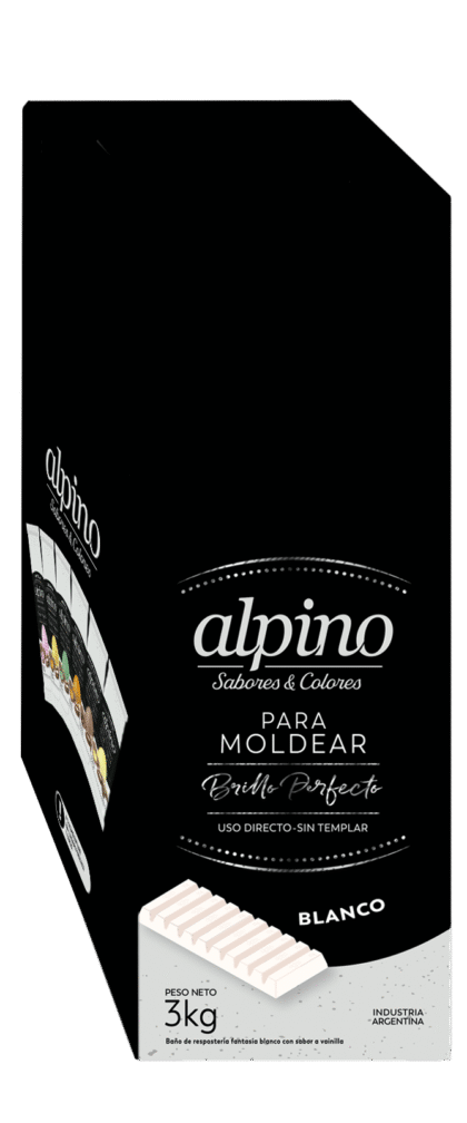 Chocolate Alpino tabletas Blanco x3kg