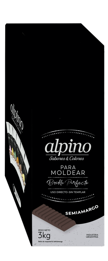 Chocolate Alpino tabletas semi amargo x3kg