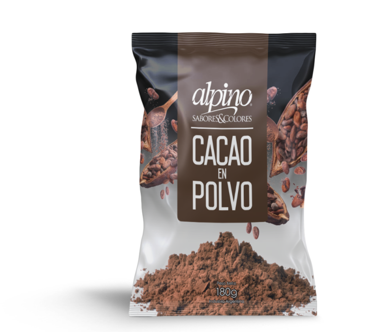 Cacao Amargo en polvo alpino x180gr Cotillón Fantasía