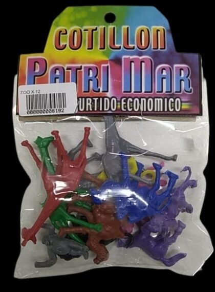 Animalitos de zoo plasticos patrimar x12