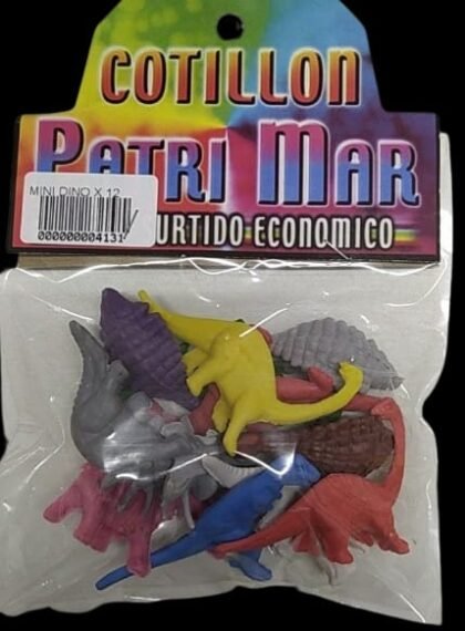 Dinosaurios plasticos mini x12