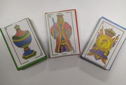 Cartitas mini naipes x6