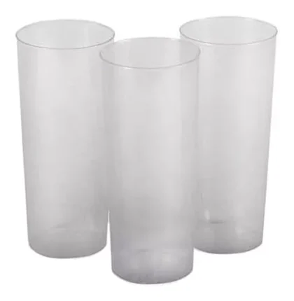 Vaso Trago Largo Flexible transparente x10