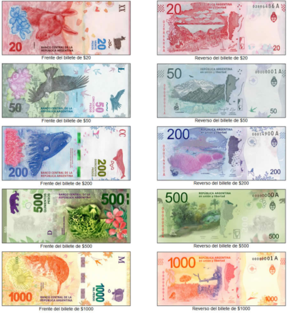 Billete didactico x70