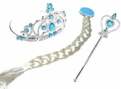 Trenza set varita y corona x1