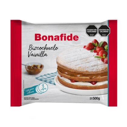 Bizcochuelo Bonafide Redondo x500gr