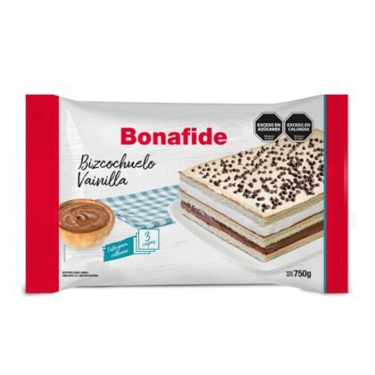 Bizcochuelo Bonafide Rectangular x750gr