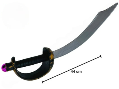 Espada pirata 44cm x1