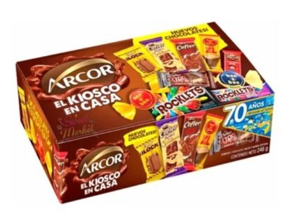 Bombones y chocolates surtidos arcor x246gr