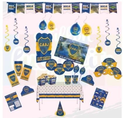 Cotillon linea Boca Juniors