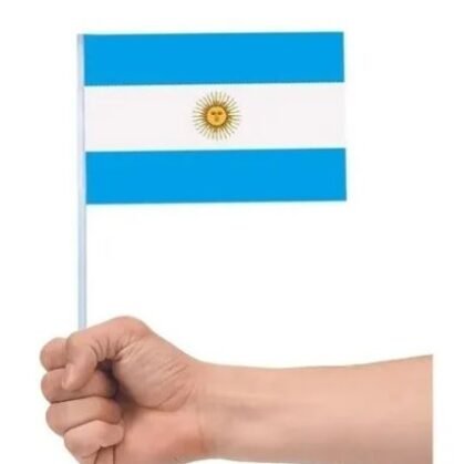 Banderita argentina plastica 15x25cm