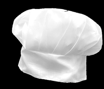 Gorro cocinero Tafeta x1