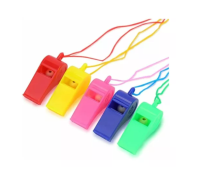 Silbato referee plastico x1