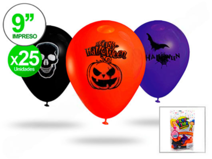 Globo halloween x25