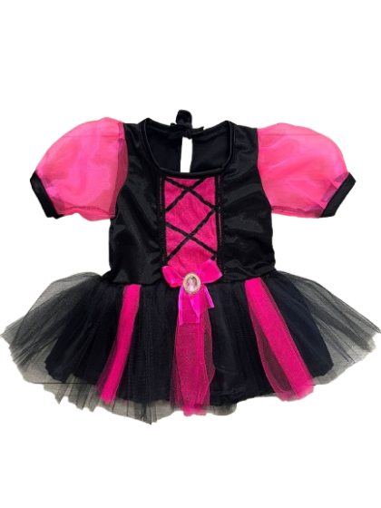 Disfraz Bruja negra y fucsia Fantasy