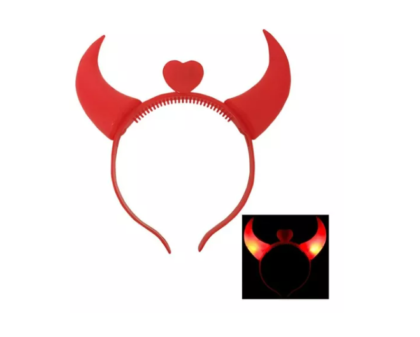 Vincha diabla c/luz