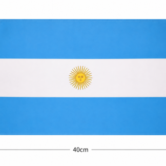 Bandera argentina Fliselina 30x40cm