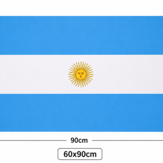 Bandera argentina Fliselina 60x90cm