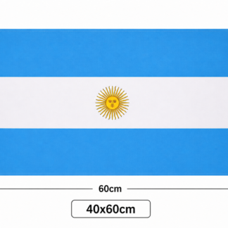 Bandera argentina Fliselina 40x60cm