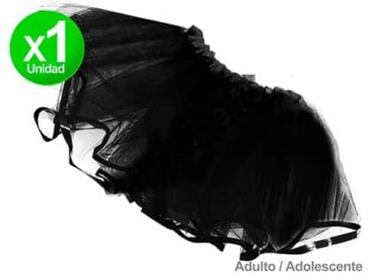 Tutu Negro adulto x1