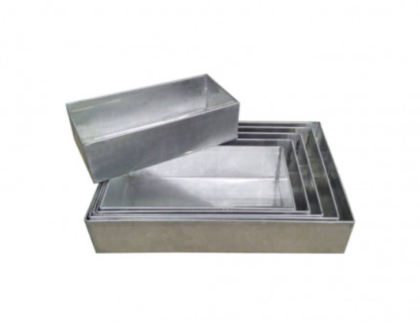 Molde Tortera rectangular hojalata