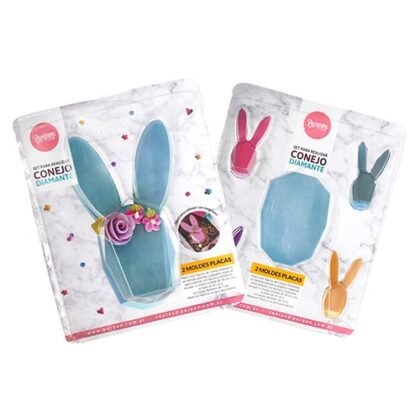 Molde parpen Set Conejo Diamante pascuas