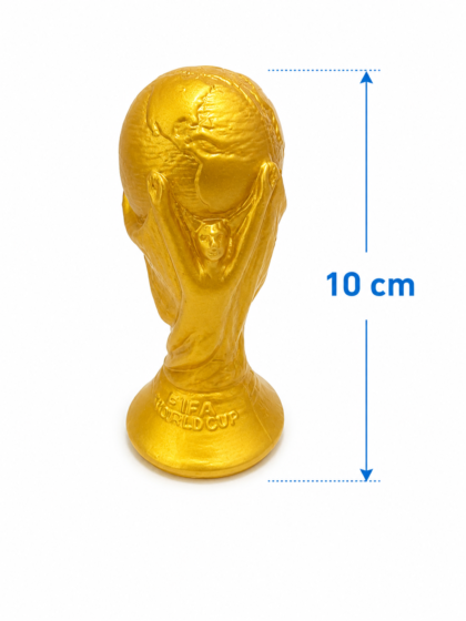 Adorno Copa del mundo plastica mini 10cm