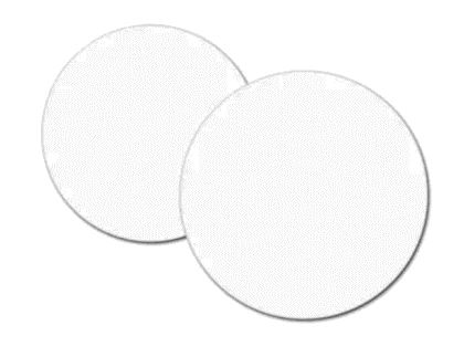 Disco fibrofacil blanco redondo x1