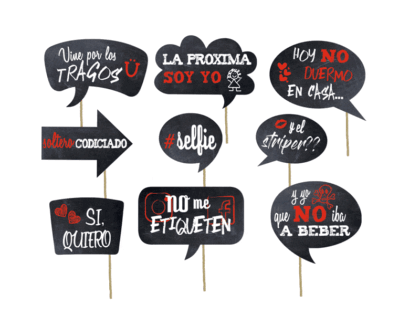 Pinche para fotos casamiento x10 foto props