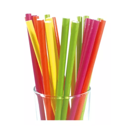 Sorbete de polipapel liso multicolor x25
