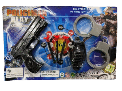 Set policia pistola 6 piezas