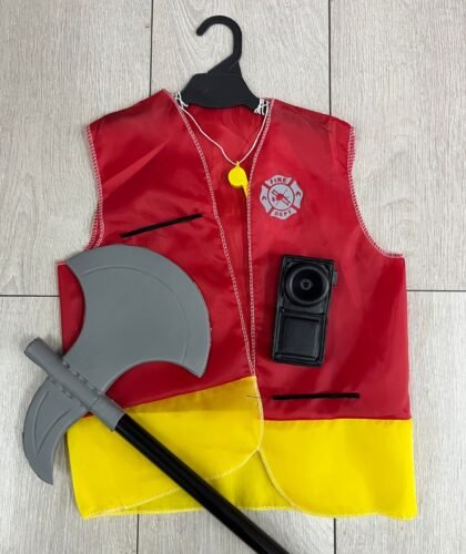 Set disfraz chaleco bombero
