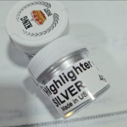 Colorante en polvo king dust Silver/Plata