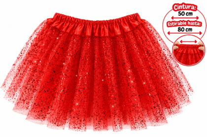 Tutu con brillo elastizado