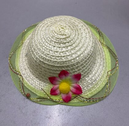 Gorro capelina con Flor